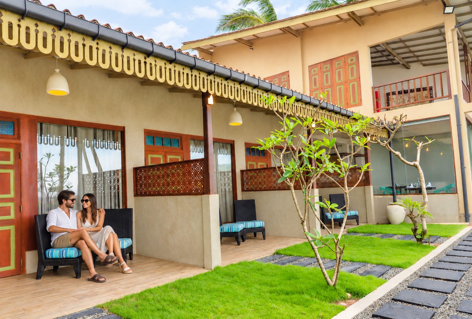 Noble Beach Villa - Covered Veranda and Open-Air Living